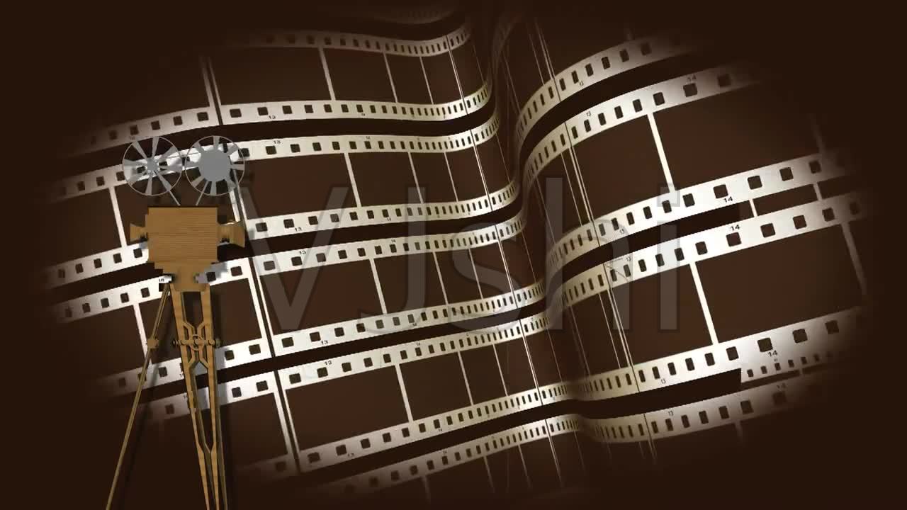 老电影放映机视频素材_1280X720_高清视频素材下载(编号:260568)_影视包装